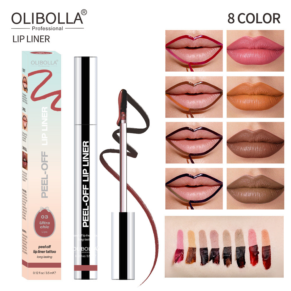 Peel Off Lip Stain.- Long Lasting Matte Lip Tattoo for All Skin Types