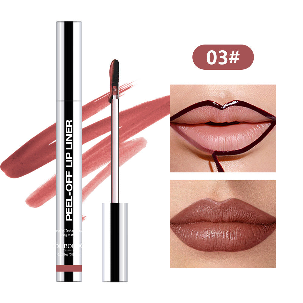 Peel Off Lip Stain.- Long Lasting Matte Lip Tattoo for All Skin Types