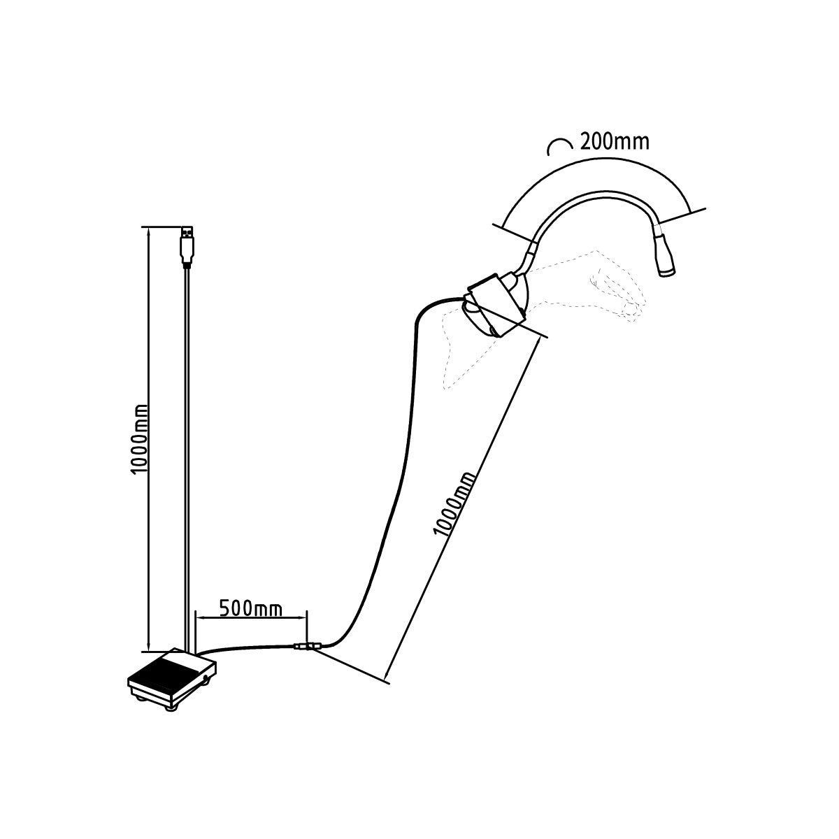 Wrist Portable Uv Lash Light With Glue