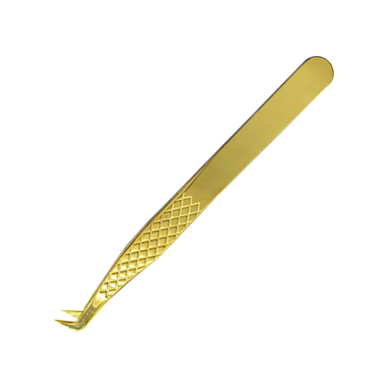 Professional Luxury Gold Volume Lash Tweezers OwnWholesale