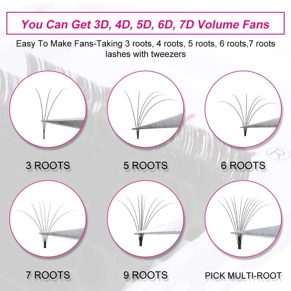 0.03 Auto Blooming Easy Fanning Eyelashes OwnWholesale