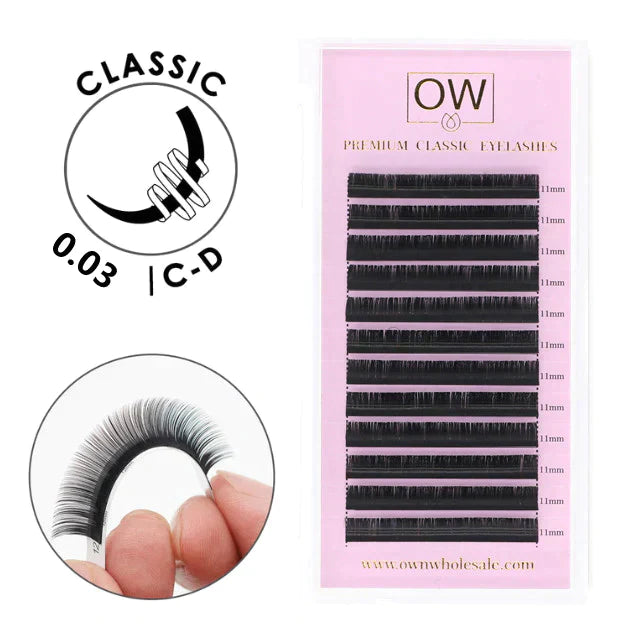 0.05 Premium Faux Mink Classic Lashes OwnWholesale