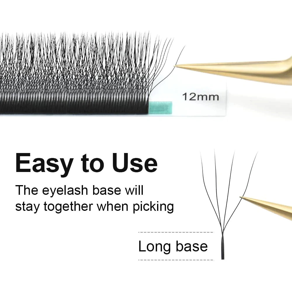 4d w shape volume lashes yy lash extensions OwnWholesale