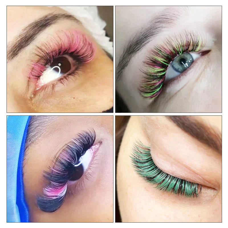 Colorful 0.07 Easy Fanning Blooming Russian Volume Lashes OwnWholesale