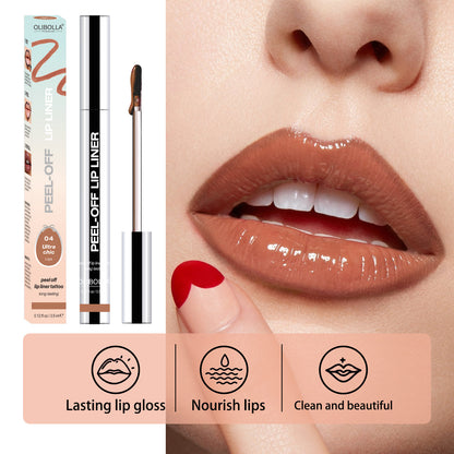 Peel Off Lip Stain.- Long Lasting Matte Lip Tattoo for All Skin Types