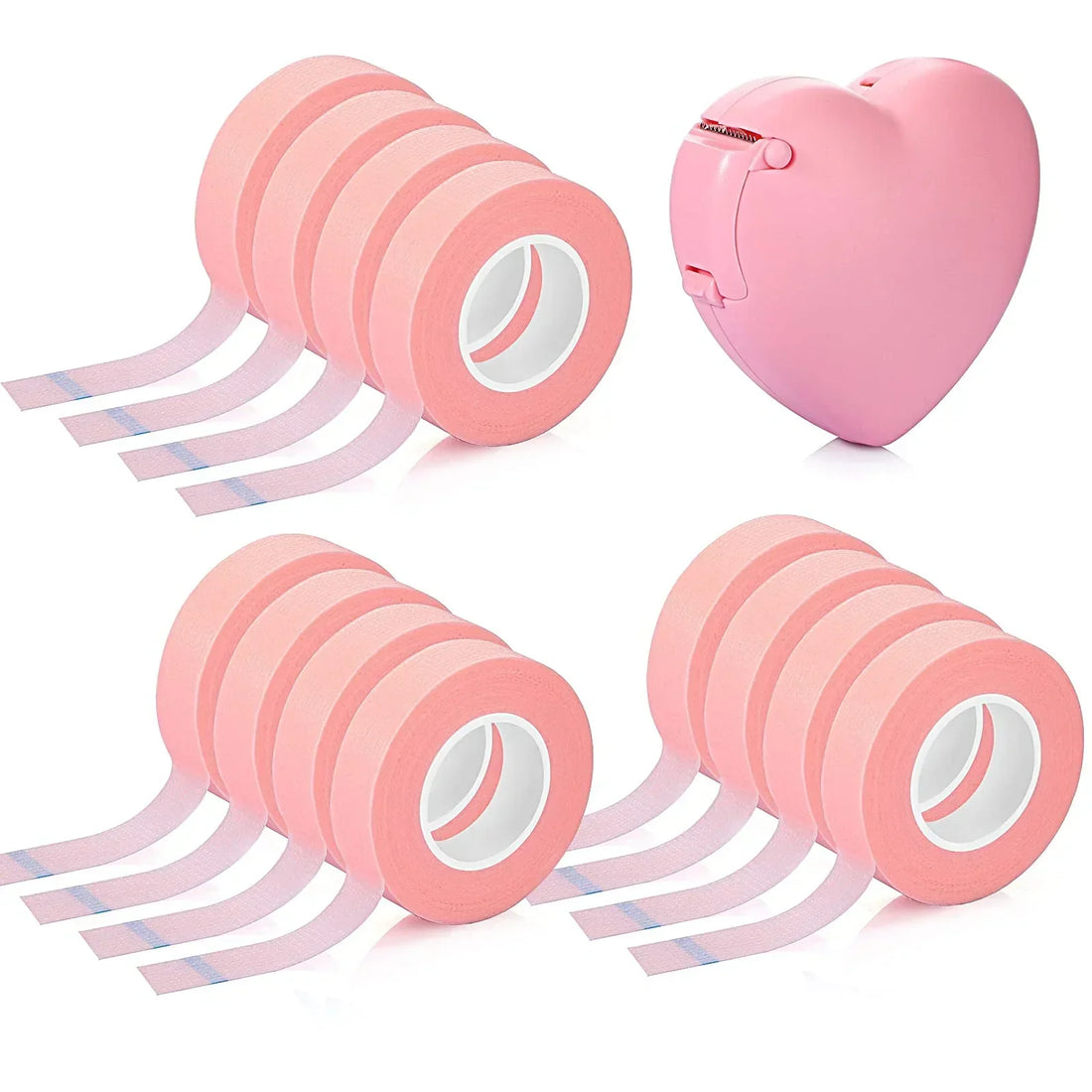 OW Lashes Eyelash Extension Heart-Shaped Tape Dispenser Cutter OwnWholesale
