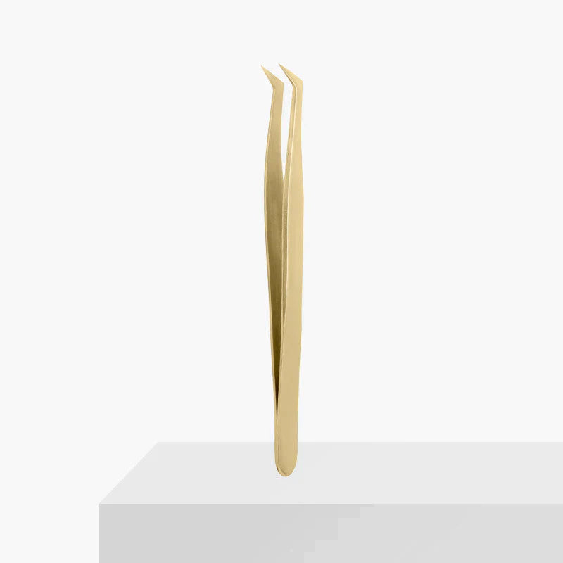 OW Matte Gold High Precision Tweezers OwnWholesale