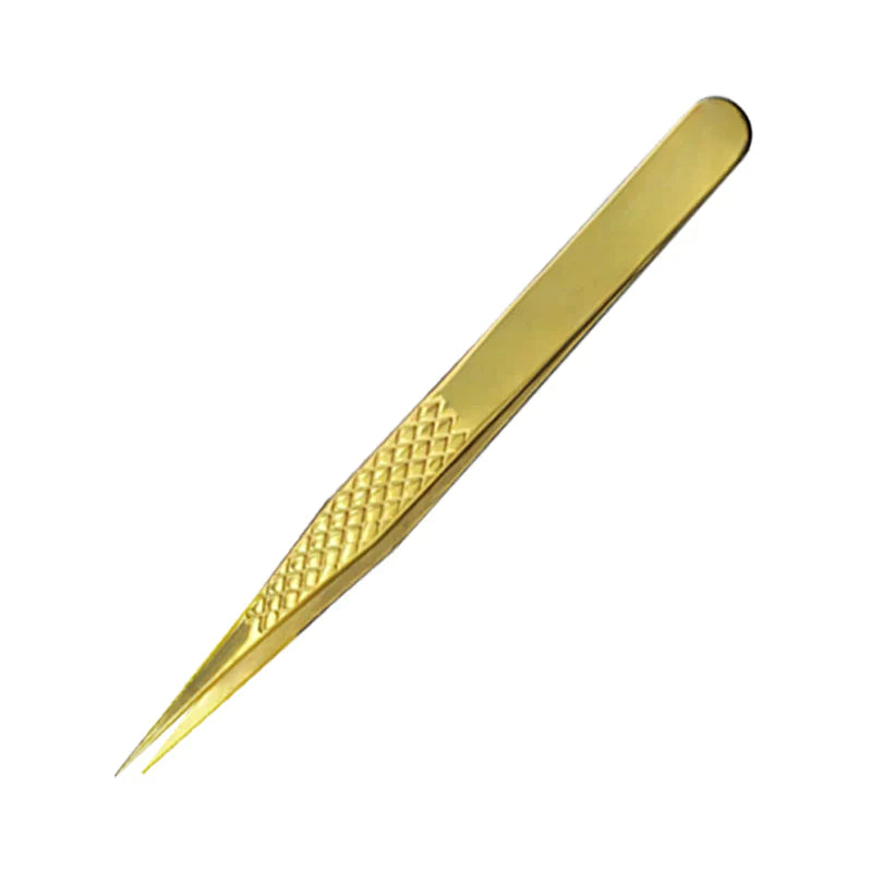Pointed Stainless Steel Tip Straight Lashes Tweezers OwnWholesale