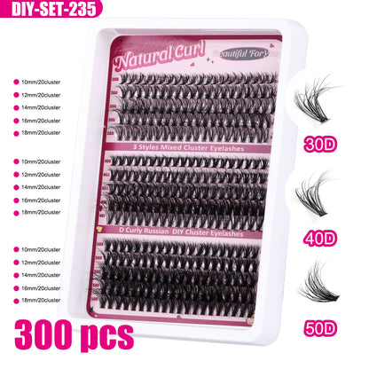 30D 40D 50D 60D 80D 100D Cluster Lash Kits